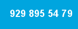 929 895 54 79 929 895 54 79